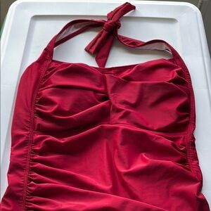 Woman’s  Red One Piece Swimsuit